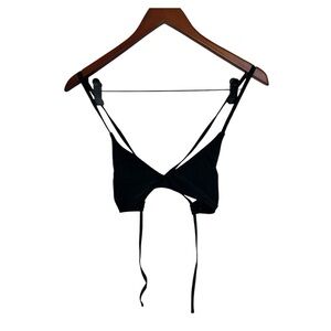June Black Women's swimwear top size medium